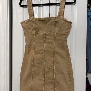 Forever 21 Tan Mini Dress